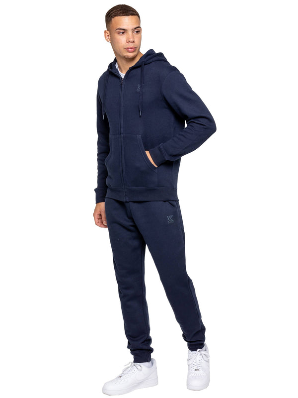 Tyson Zip Hoodie & Jogger Set - Navy