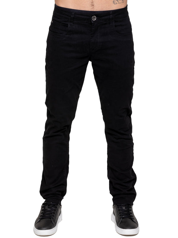 Alexander Slim Fit Stretch Chinos - Black