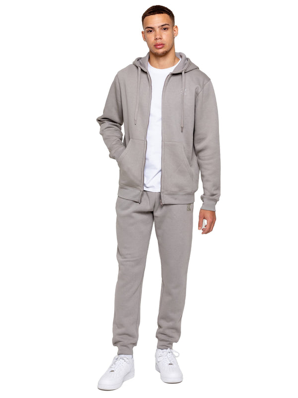 Tyson Zip Hoodie & Jogger Set - Grey