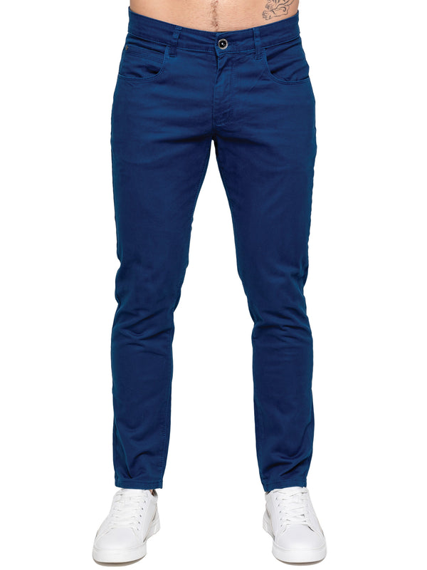 Alexander Slim Fit Stretch Chinos - Blue