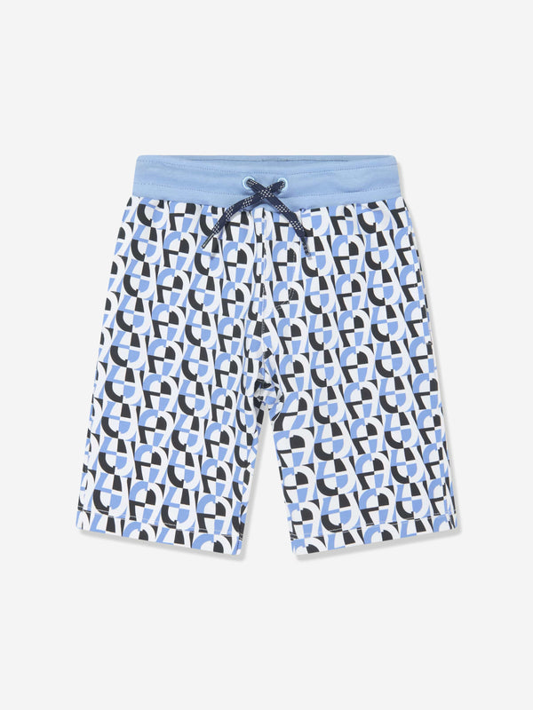 Aigner Baby Logo Bermuda Shorts in Blue