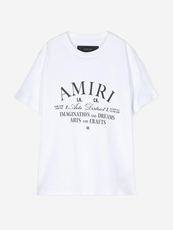 Amiri Kids Arts District T-Shirt in White