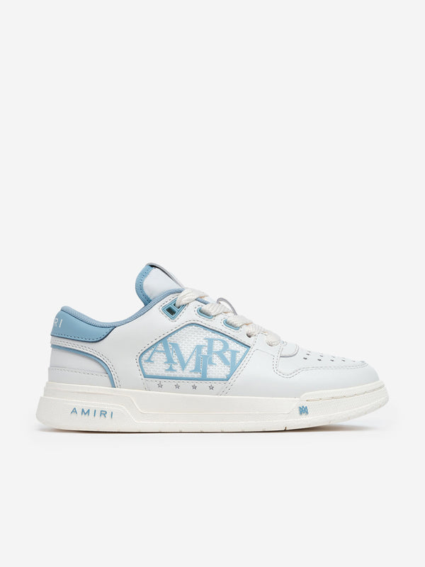 Kids Leather Classic Low Trainers in Blue