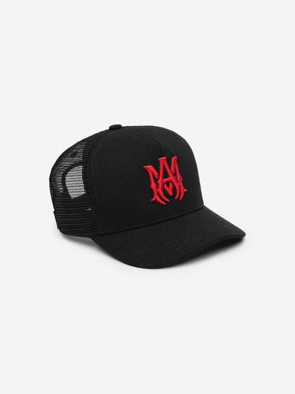 Kids MA Trucker Cap in Black