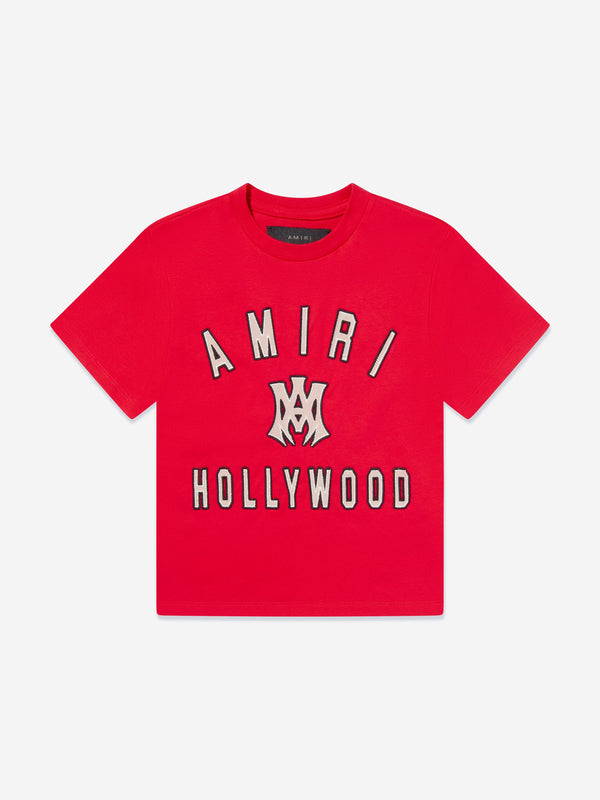 Kids MA Hollywood T-Shirt in Red