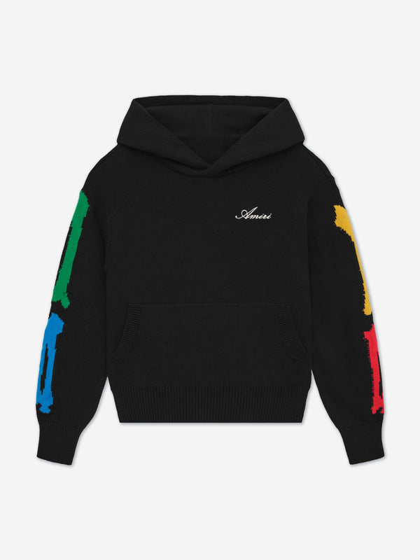 Kids Bones Hoodie in Black