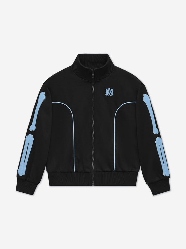 Kids Bones Track Jacket in Black