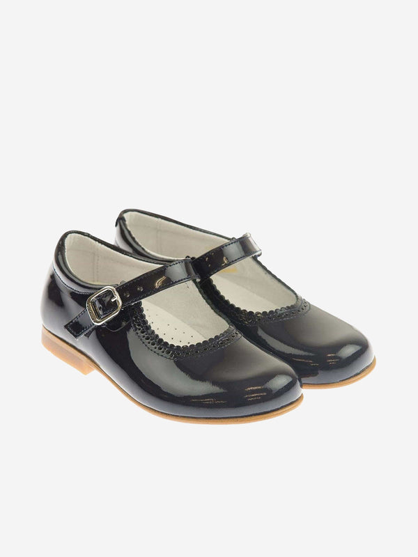 Andanines Girls Patent Leather Mary Jane Shoes