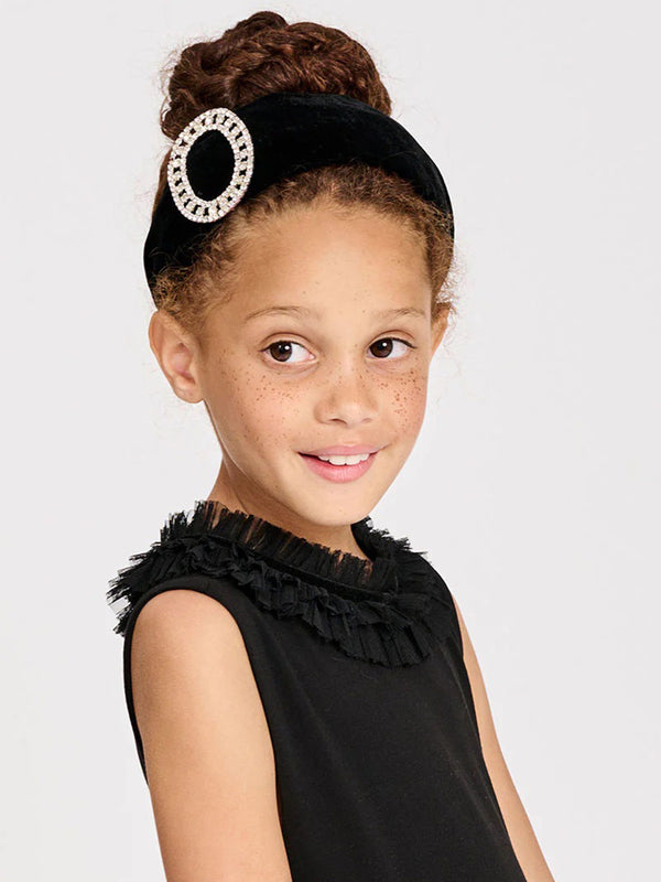 Angels Face Girls Gail Headband in Black