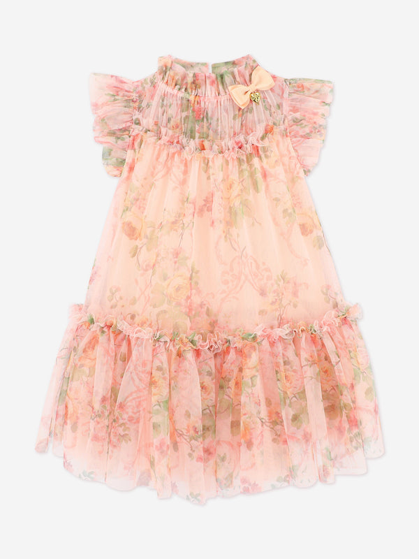 Girls Marigold Primrose Dress in Pink