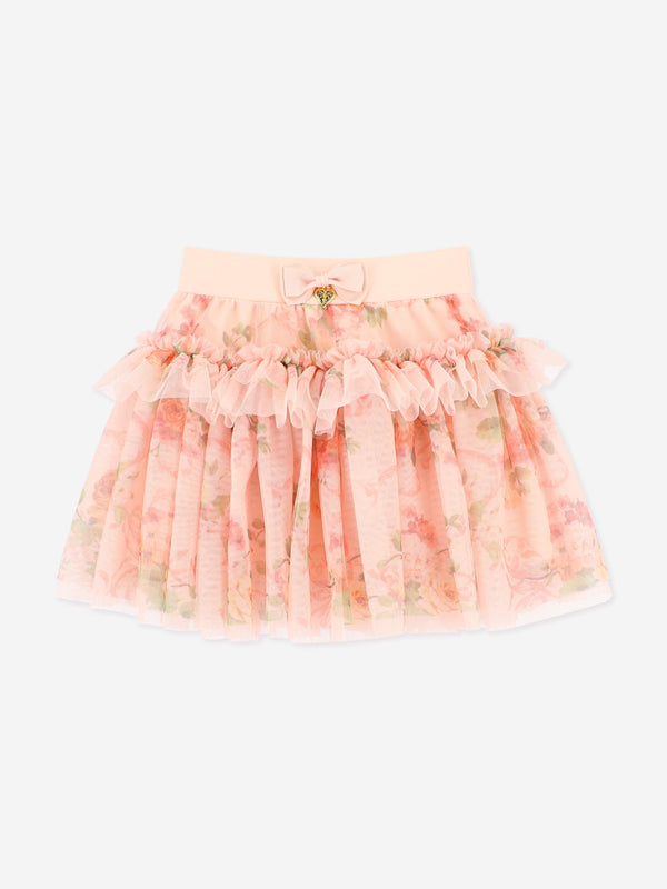 Girls Georgian Primrose Skirt in Pink