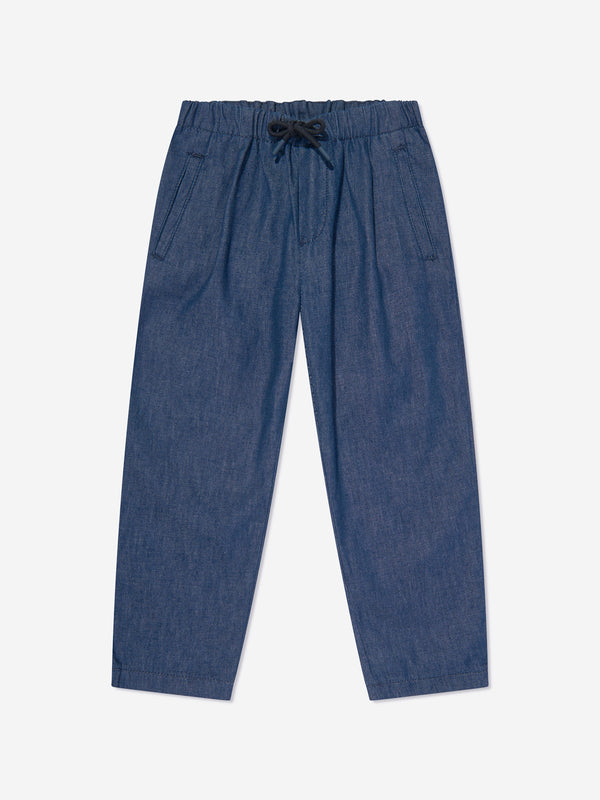 Emporio Armani Boys Denim Trousers in Blue