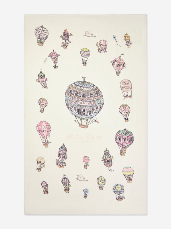 Atelier Choux Baby Hot Air Balloons Cashmere Blanket