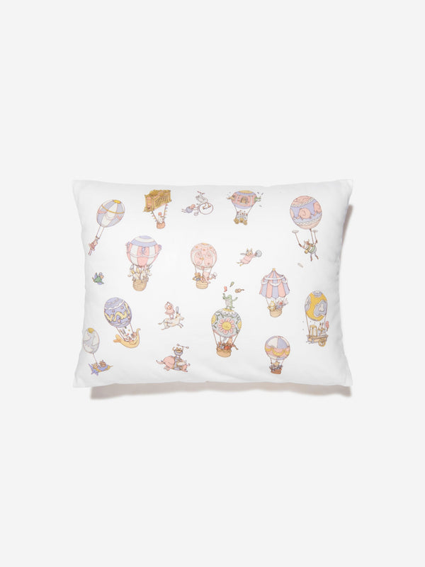 Atelier Choux Kids Pastel Circus Satin Cushion in White