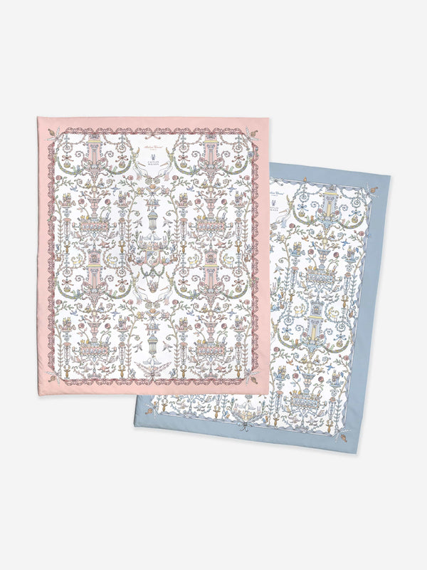 Atelier Choux Baby  Toile De Jouy Atelier Choux & Caitlin Wilson Reversible Quilt in Multicolour (130cm)