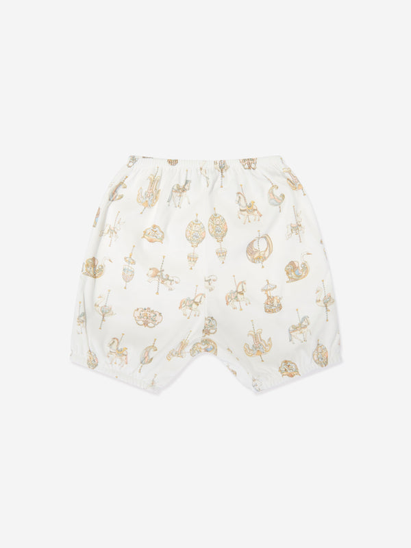 Atelier Choux Baby Carousel Bloomers in White