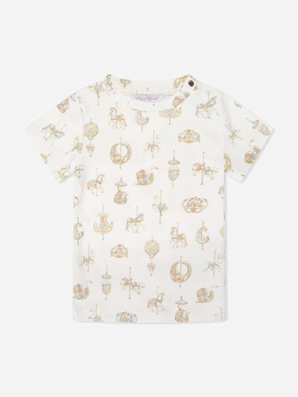 Atelier Choux Baby Carousel T-Shirt in White