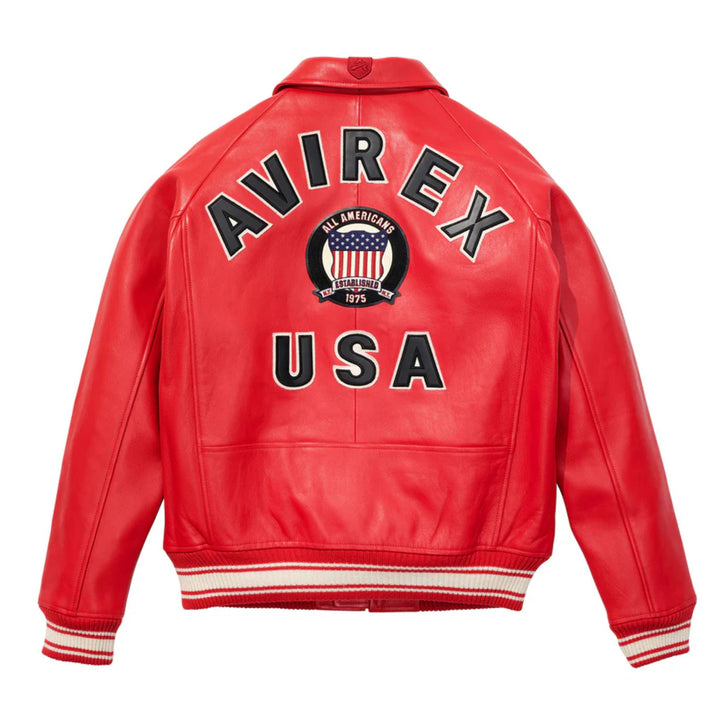 Stylish men’s Avirex bomber jacket
