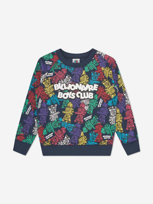 Billionaire Boys Club Kids Robot Sweatshirt in Multicolour