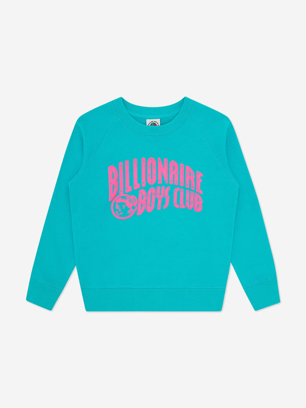 Billionaire Boys Club Kids Arch Logo Sweatshirt in Blue