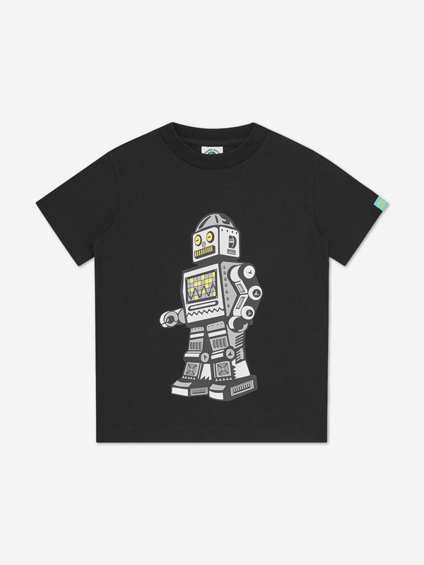 Billionaire Boys Club Kids Walking Robot T-Shirt in Black