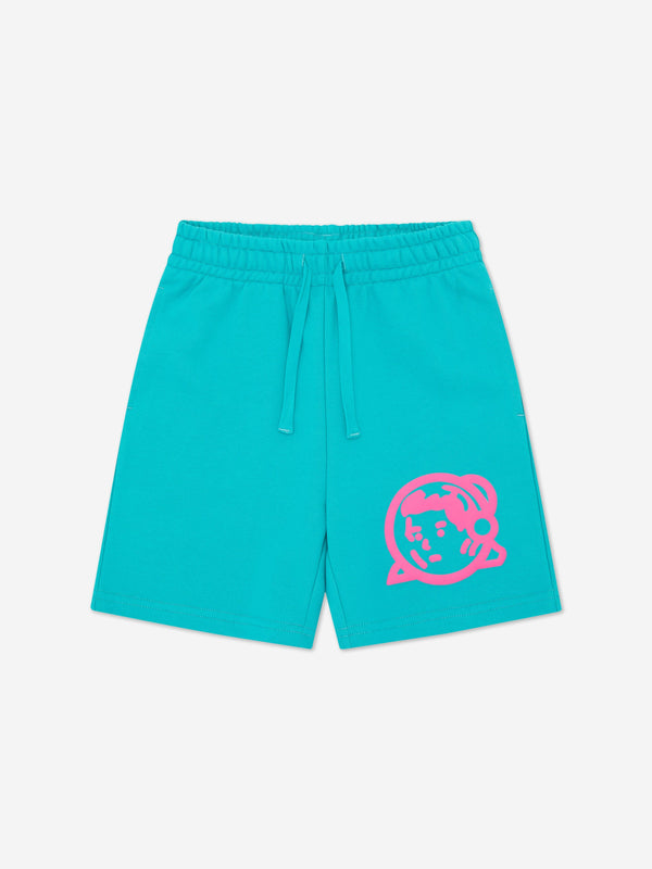 Billionaire Boys Club Kids Astro Helmet Sweat Shorts in Blue