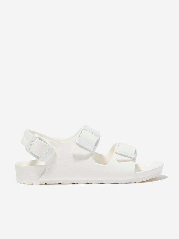 BIRKENSTOCK Kids Milano Eva Sandals in White