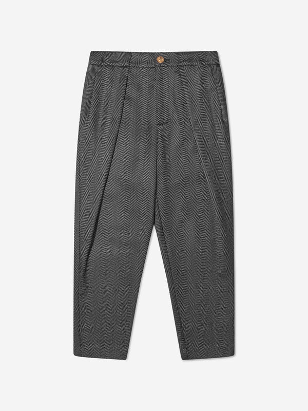 Balmain Boys Suit Trousers in Black