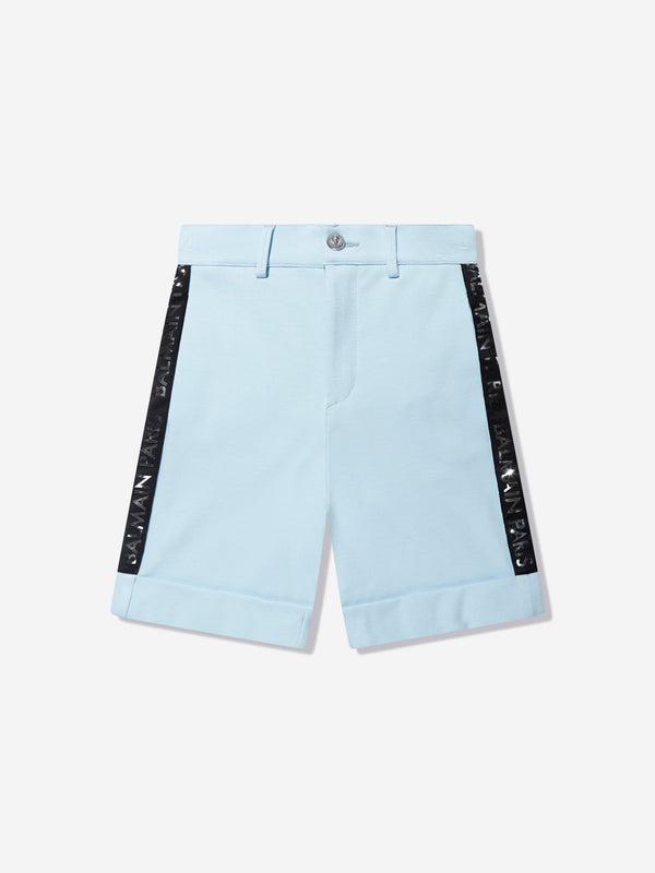 Balmain Boys Suit Shorts in Blue