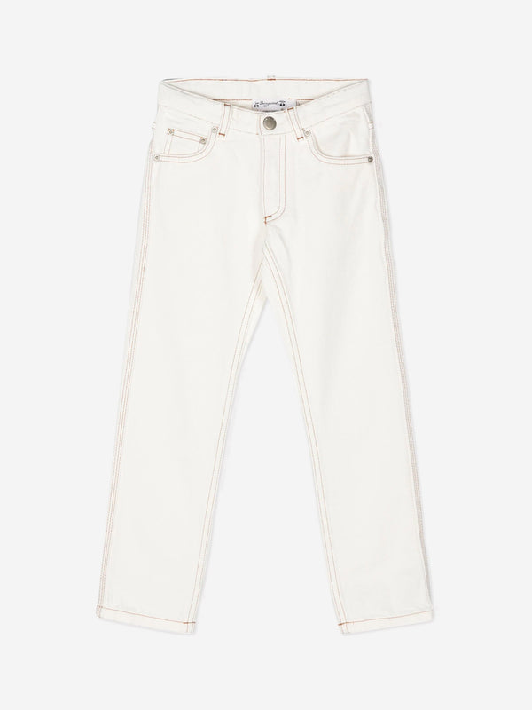 Bonpoint Boys Dewey Trousers in White