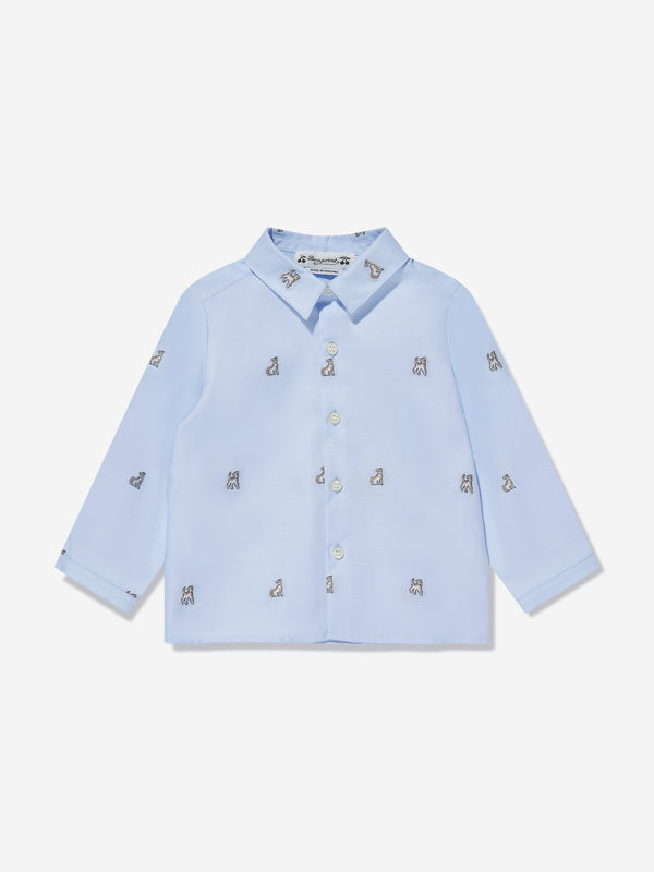 Bonpoint Baby Boys Malo Shirt in Blue