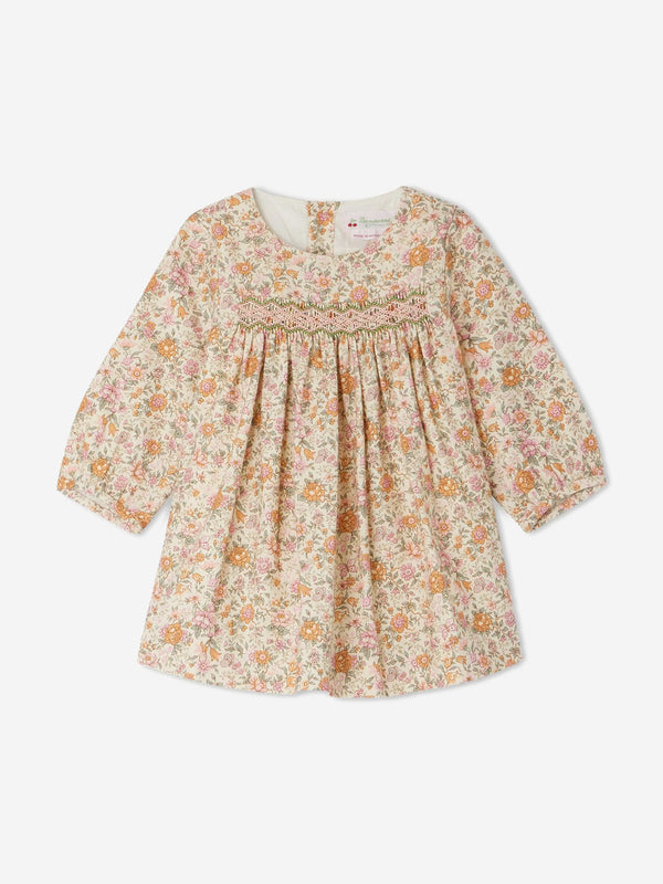 Bonpoint Baby Girls Felicie Smocked Dress in Multicolour