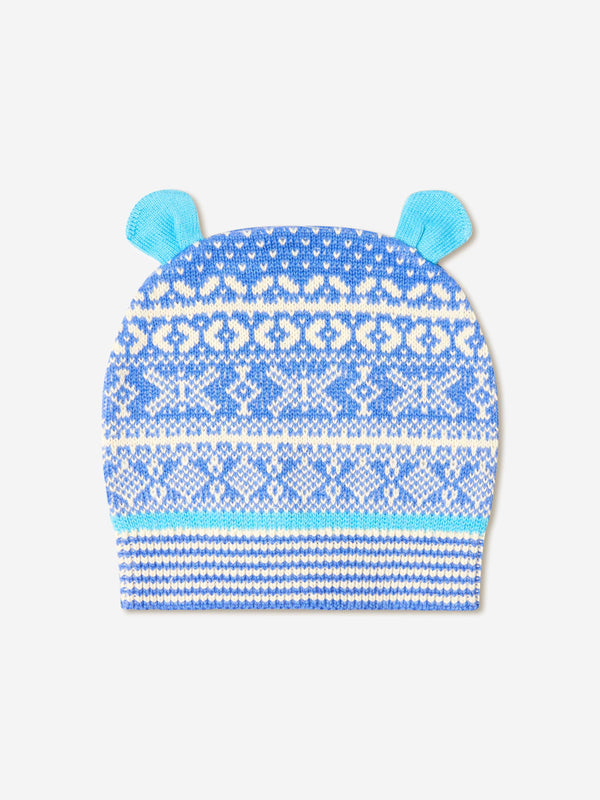 The Bonnie Mob Baby Boys Knitted Hat With Ears