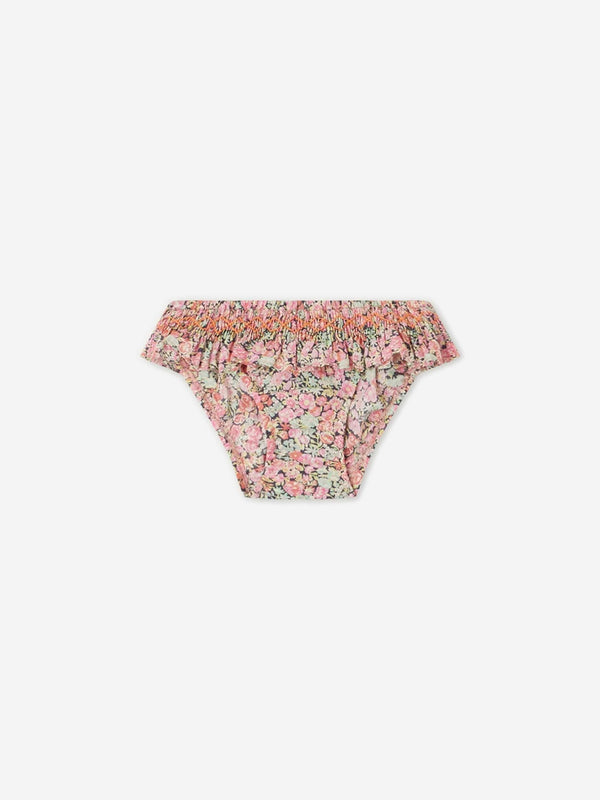 Bonpoint Baby Girls Floral Swim Briefs in Multicolour