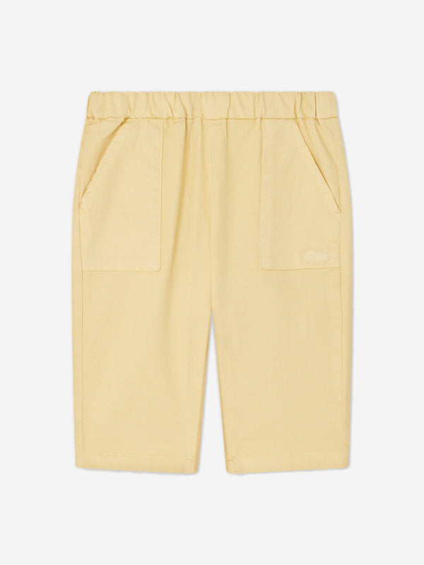 Bonpoint Baby Cotton Trousers in Yellow