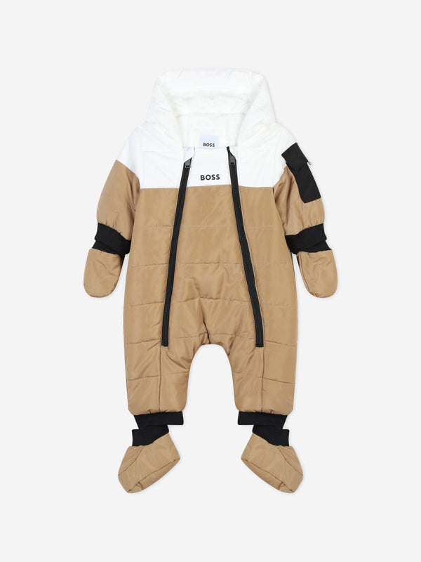 BOSS Baby Boys Snowsuit in Brown