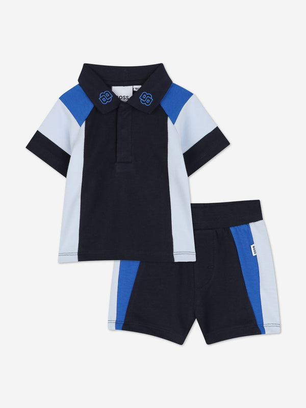 BOSS Baby Boys Short Set in Navy