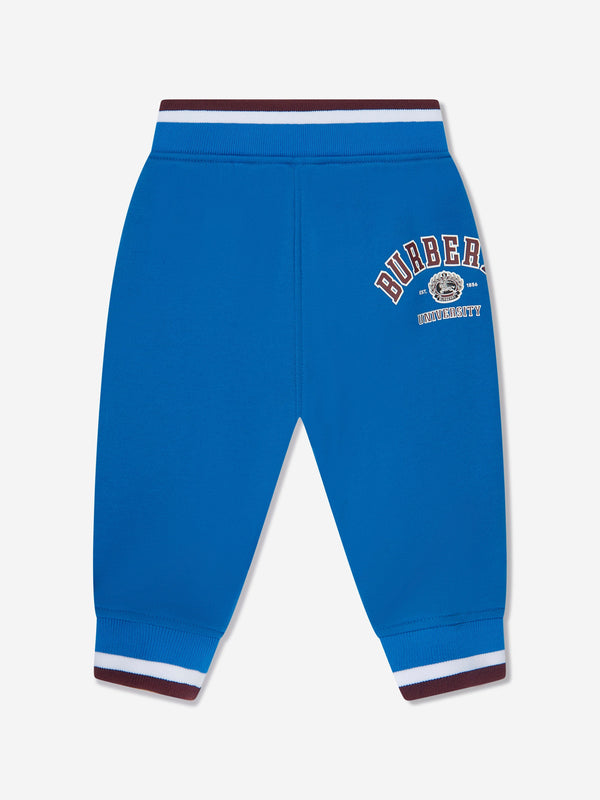 Burberry Baby Boys Sidney College Joggers in Blue