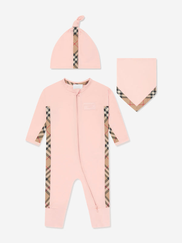 Burberry Baby Girls Claude Gift Set in Pink