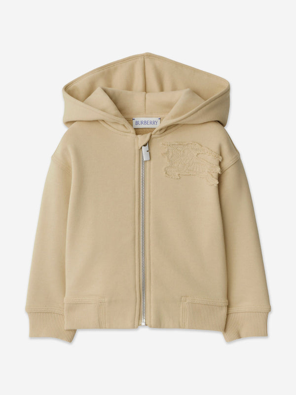 Burberry Baby Girls Zip Up Top in Beige