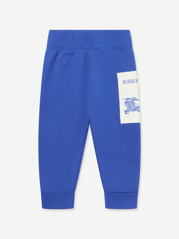 Burberry Baby Boys EKD Label Sidney Joggers in Blue