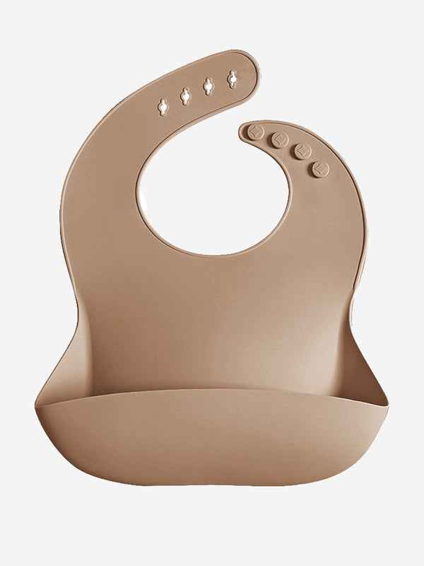 Bloom Bambini Baby Everyday Silicone Bib in Brown