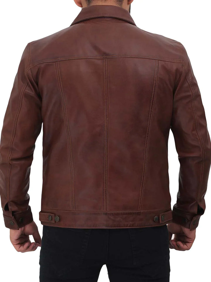 Men’s leather jackets for casual wear
