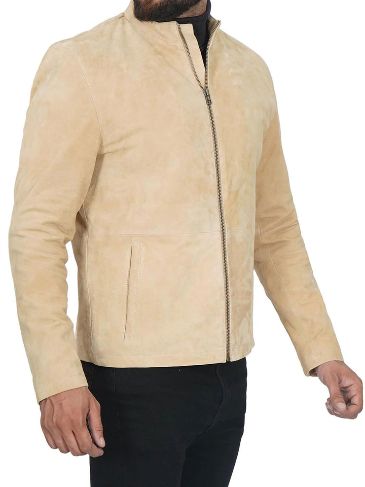 Luxury men’s camel jacket
