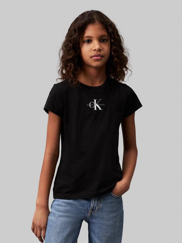 Calvin Klein Girls Monogram Logo T-Shirt