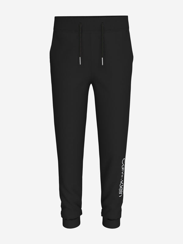 Calvin Klein Kids Logo Regular Joggers in Black