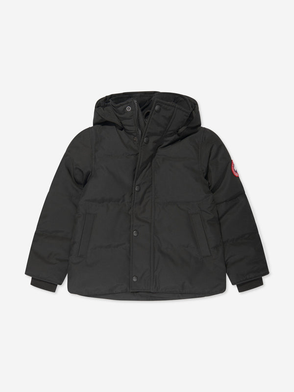 Canada Goose Kids Snowy Owl Parka in Black