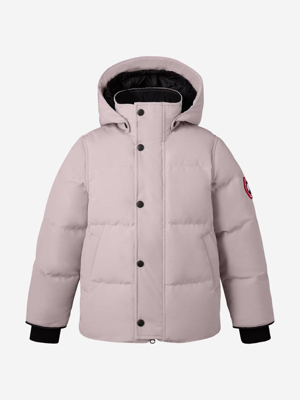 Canada Goose Girls Down Padded Snowy Owl Parka Jacket in Pink