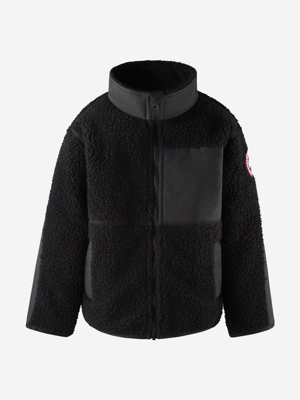 Canada Goose Kids Simcoe Fleece Jacket in Black