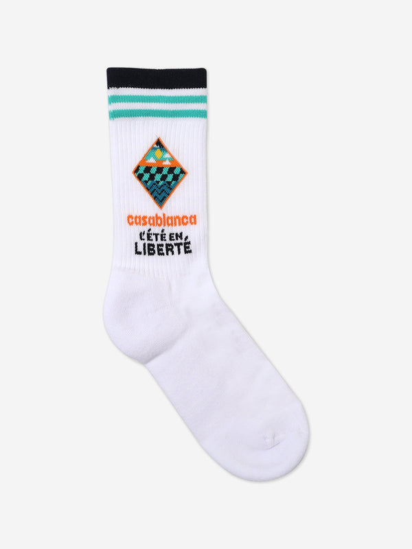 Kids Oasis Sports Socks in White